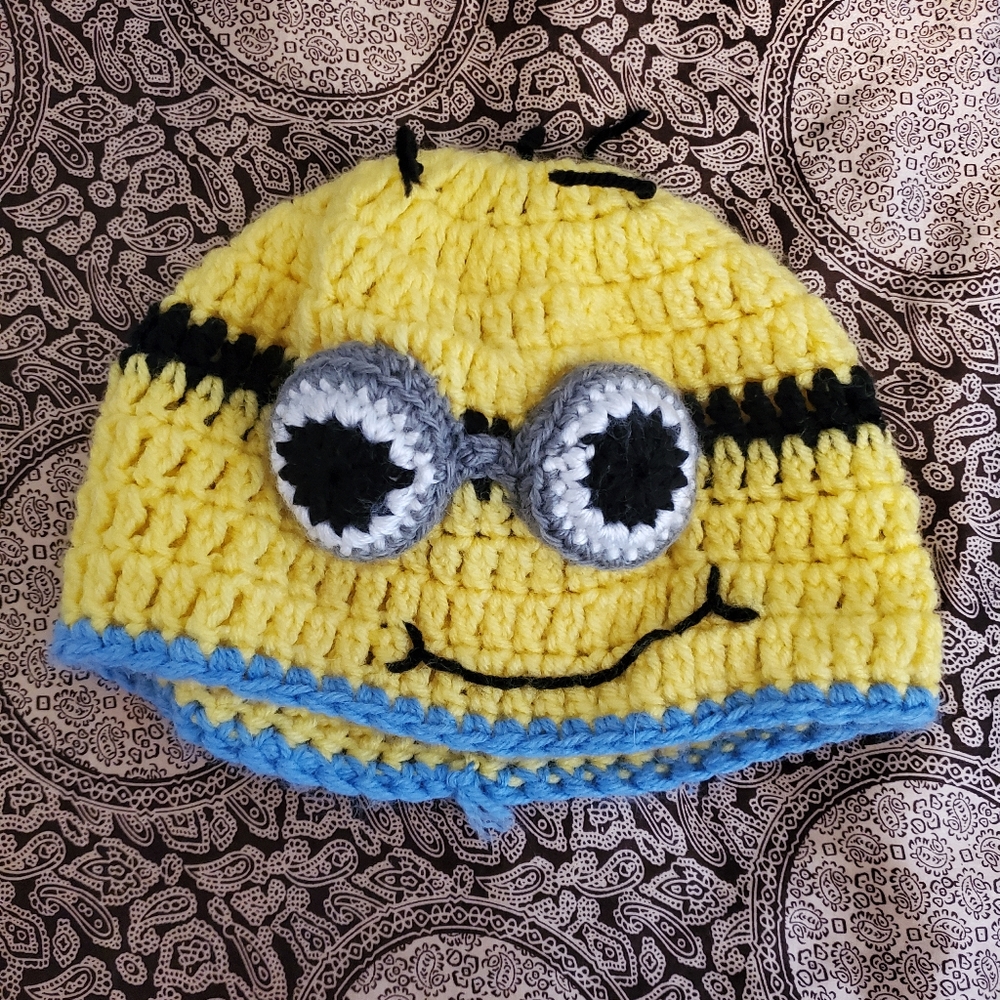 Crocheted Minion Hat